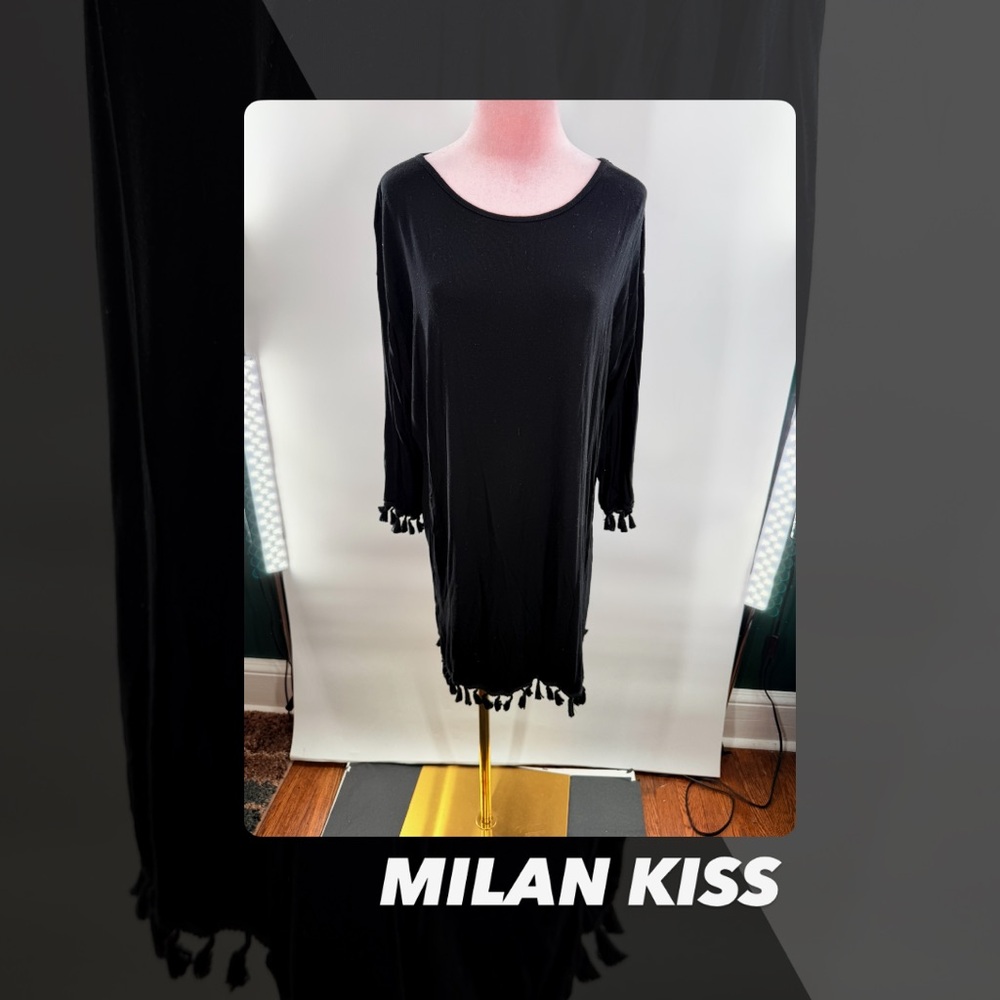 EUC Milan Kiss Tassel Tunic Dress